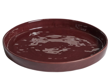 Červený dezertní talíř Kave Home Daner Ø23 cm