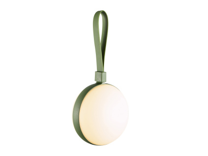 Zelená přenosná venkovní LED lampa Bring To Go