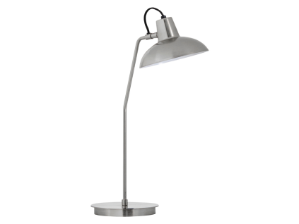 Stříbrná kovová stolní lampa Desk 50 cm