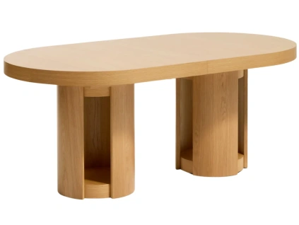Dubový rozkládací jídelní stůl Kave Home Artis 190/240 x 100 cm