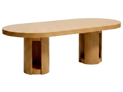 Dubový rozkládací jídelní stůl Kave Home Artis 240/290 x 110 cm
