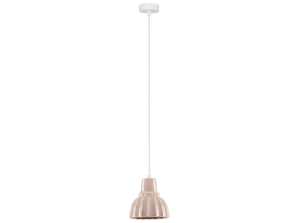 Světle hnědé keramické závěsné světlo Nova Luce Picco 16 cm