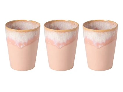 Set tří růžových hrnků COSTA NOVA GRESPRESSO 380 ml