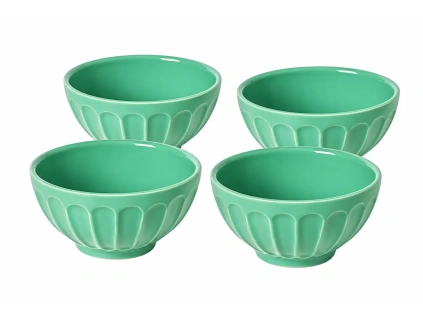 Set čtyř zelených misek COSTA NOVA LATTE BOWLS 13 cm