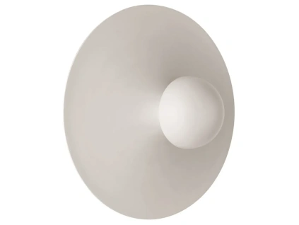 Béžové kovové nástěnné LED světlo Nova Luce Edem 25 cm