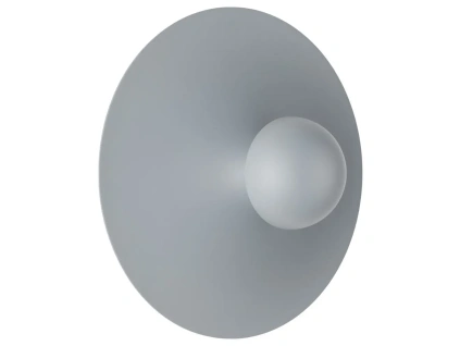 Modrošedé kovové nástěnné LED světlo Nova Luce Edem 25 cm