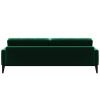 Zelená trojmístná sametová pohovka MESONICA Musso Tufted 211 cm