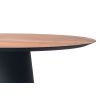 Hnědý dubový jídelní stůl Marco Barotti 110 cm s matnou černou podnoží -fv-interier-25