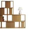 Set dvou dubových modulárních polic Kave Home Litto -fv-interier-25