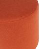 Oranžový vlněný puf Folk 40 cm -fv-interier-25