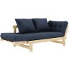 Tmavě modrá dvoumístná rozkládací pohovka Karup Design Beat 162 cm
