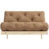 Světle hnědá dvoumístná rozkládací pohovka Karup Design Roots 160 cm