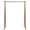 Hnědý dřevěný věšák Karup Design Hongi 177 x 150 cm