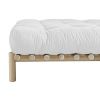 Měkká bílá futonová matrace Karup Design Sandwich 90 x 200 cm, tl. 16 cm