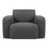 Tmavě šedé bouclé křeslo Windsor & Co Lola