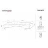Lahvově zelená sametová rohová pohovka do "U" Cosmopolitan Design Chicago 364 cm, levá