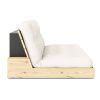 Bílá dvoumístná rozkládací pohovka Karup Design Base 196 cm