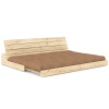 Světle hnědá dvoumístná rozkládací pohovka Karup Design Base 196 cm