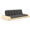 Bílá dvoumístná rozkládací pohovka Karup Design Base 244 cm