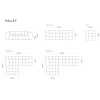 Světle béžová sametová rohová pohovka Windsor & Co Halley 309 cm, pravá