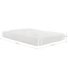 Bílá rozkládací zahradní pohovka Karup Design Hippo 140 cm