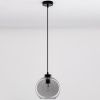 Kouřově šedé skleněné závěsné světlo Nova Luce Palmer 20 cm -fv-interier-25