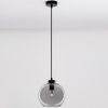 Kouřově šedé skleněné závěsné světlo Nova Luce Palmer 20 cm -fv-interier-25