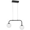 Opálově bílé skleněné závěsné LED světlo Nova Luce Joline 35 cm