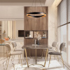 Černo-zlaté kovové závěsné LED světlo Nova Luce Radon 65 cm -fv-interier-25