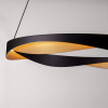 Černo-zlaté kovové závěsné LED světlo Nova Luce Radon 65 cm -fv-interier-25