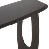 Černý dřevěný konzolový stolek J-line Cargo 120 x 30 cm -fv-interier-25