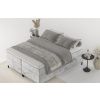 Světle šedá čalouněná postel boxspring ARAYA 140 x 200 cm -fv-interier-25
