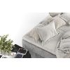 Šedá čalouněná postel boxspring FREJA 200 x 200 cm -fv-interier-25