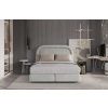 Světle béžová sametová postel boxspring HAVANA 140 x 200 cm -fv-interier-25