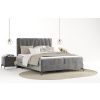Šedá čalouněná postel boxspring AGGAZ 200 x 200 cm -fv-interier-25