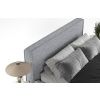 Šedá čalouněná dvoulůžková postel LOUNGE L 200 x 200 cm s úložným prostorem -fv-interier-25