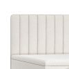 Světle béžová čalouněná dvoulůžková postel SWANKY 200 x 200 cm s úložným prostorem -fv-interier-25