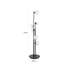 Černá skleněná stojací lampa Richmond Luva 140 cm