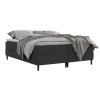 Antracitově šedá čalouněná postel boxspring MALTE 200 x 200 cm