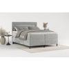 Světle šedá čalouněná postel boxspring NOBLE 200 x 200 cm -fv-interier-25