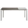Šedý keramický rozkládací jídelní stůl Kave Home Axis II. 140/200 x 90 cm