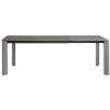 Šedý keramický rozkládací jídelní stůl Kave Home Axis VI. 160/220 x 90 cm