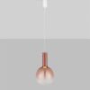 Růžové skleněné závěsné LED světlo Nova Luce Nostos 25 cm -fv-interier-25