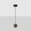 Kouřově šedé skleněné závěsné LED světlo Nova Luce Las 15 cm -fv-interier-25