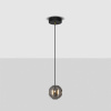 Kouřově šedé skleněné závěsné LED světlo Nova Luce Las 15 cm -fv-interier-25