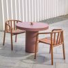 Terakotově červený cementový zahradní stůl Kave Home Aiguablava 90 cm -fv-interier-25