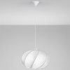 Bílé závěsné světlo Nova Luce Bora 45 cm