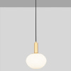 Bílo-zlaté skleněné závěsné světlo Nova Luce Allen 24 cm -fv-interier-25