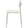 Béžovošedá kovová jídelní židle Unique Furniture Kirkland