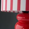 Červená keramická stolní lampa FONSO -fv-interier-25